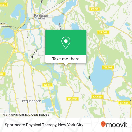 Sportscare Physical Therapy map