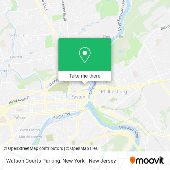 Watson Courts Parking map