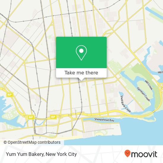 Mapa de Yum Yum Bakery