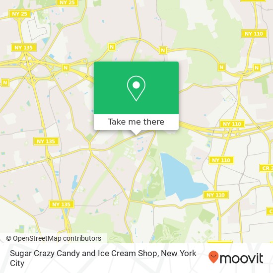 Mapa de Sugar Crazy Candy and Ice Cream Shop