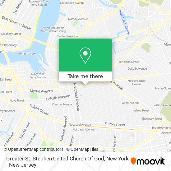 Greater St. Stephen United Church Of God map