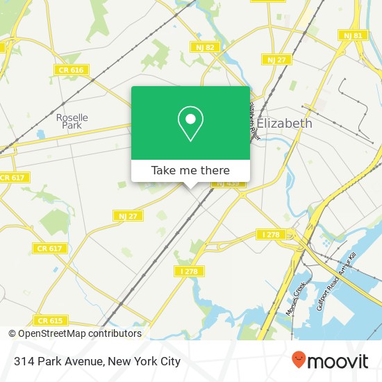 Mapa de 314 Park Avenue