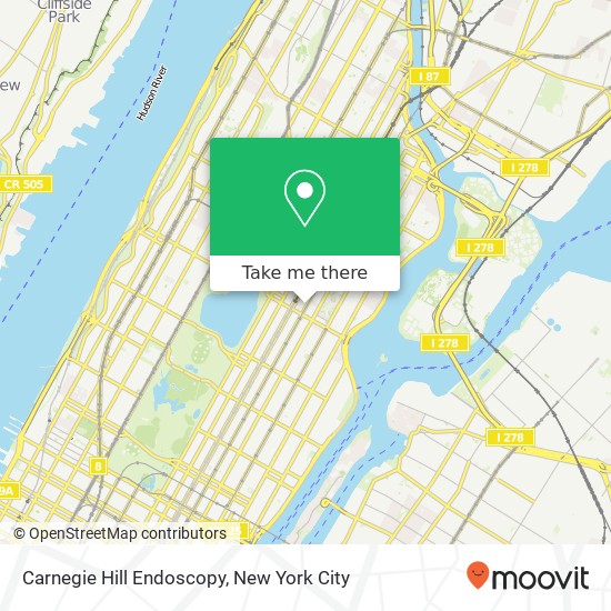 Mapa de Carnegie Hill Endoscopy