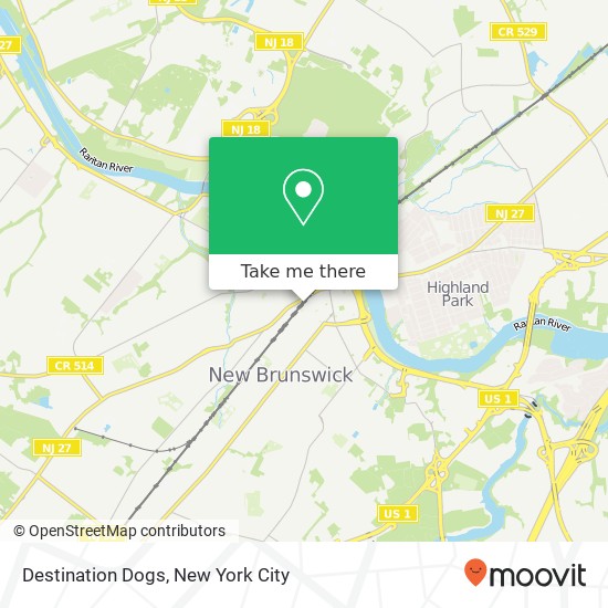Destination Dogs map