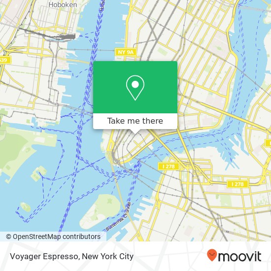 Voyager Espresso map