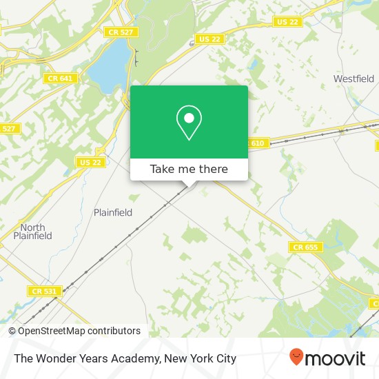 The Wonder Years Academy map