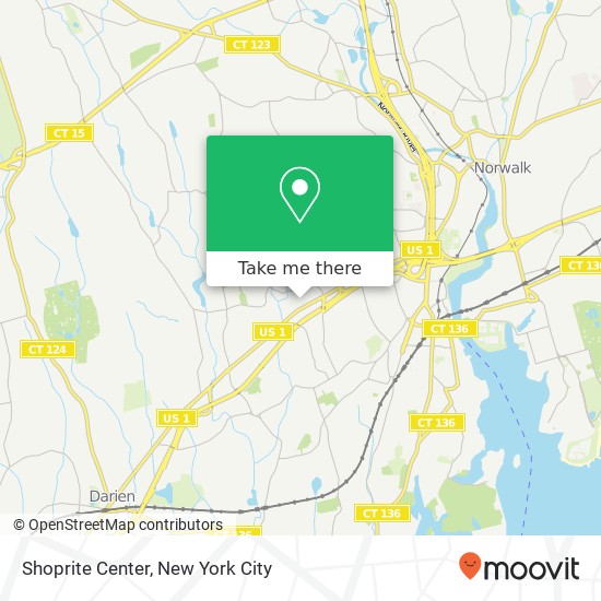 Mapa de Shoprite Center