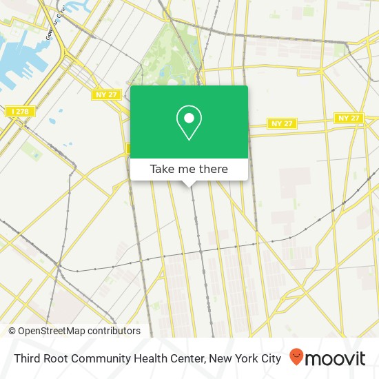 Third Root Community Health Center map