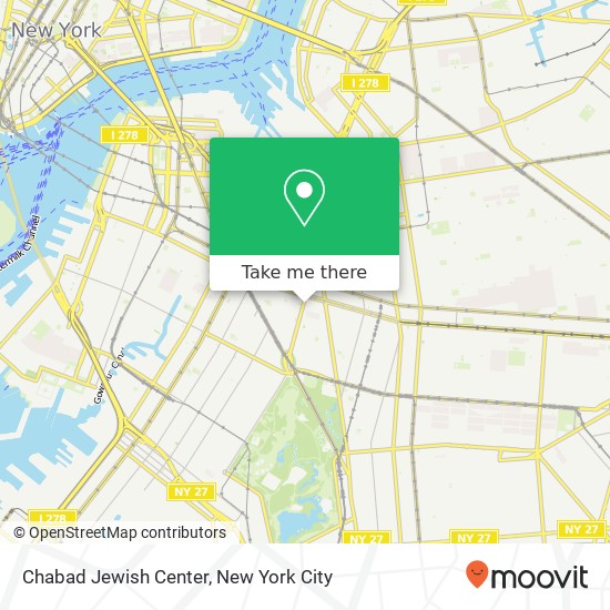 Chabad Jewish Center map