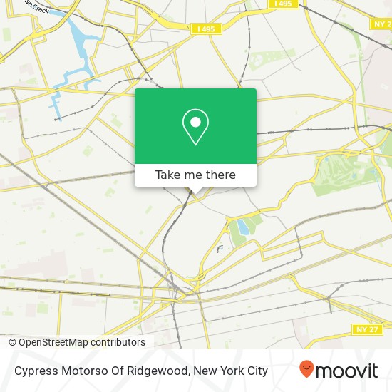 Mapa de Cypress Motorso Of Ridgewood