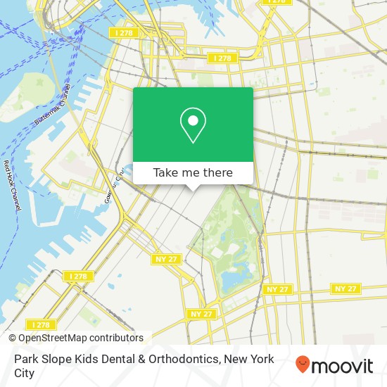 Mapa de Park Slope Kids Dental & Orthodontics