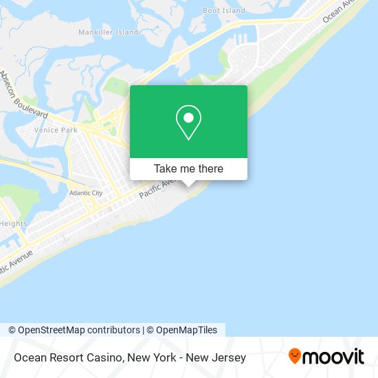 Ocean Resort Casino map