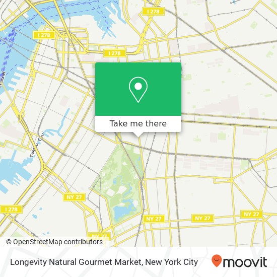 Longevity Natural Gourmet Market map