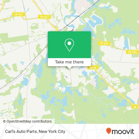 Carl's Auto Parts map