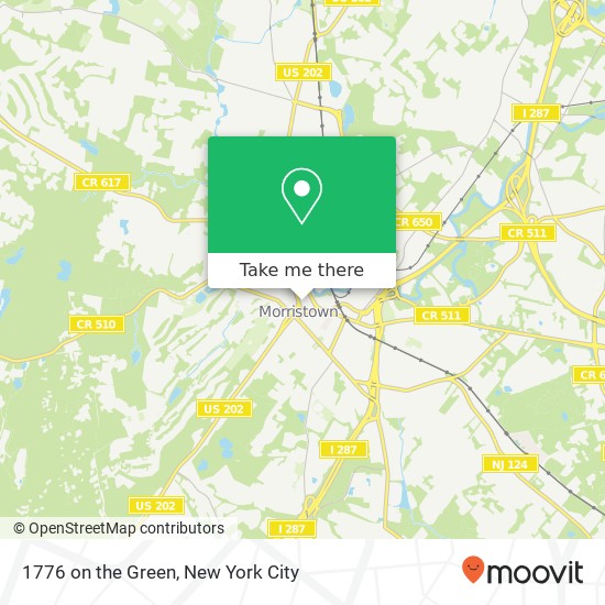 1776 on the Green map