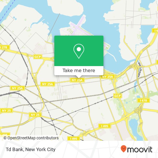 Td Bank map