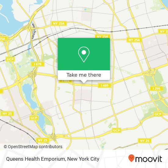 Queens Health Emporium map