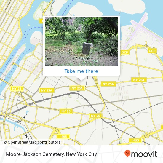 Moore-Jackson Cemetery map