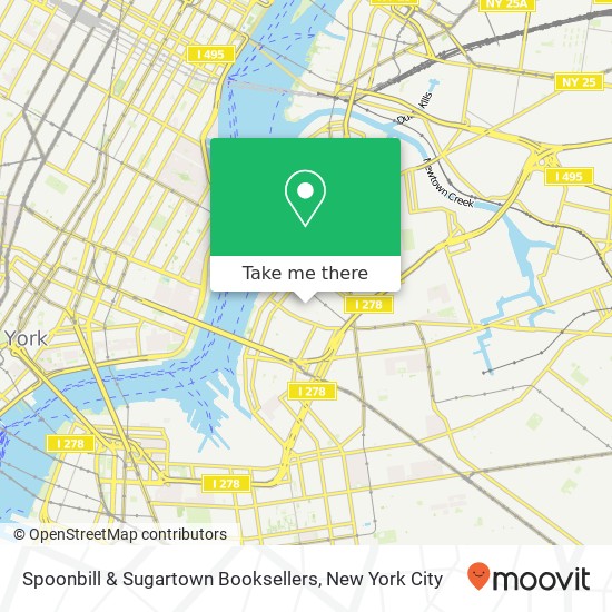 Spoonbill & Sugartown Booksellers map