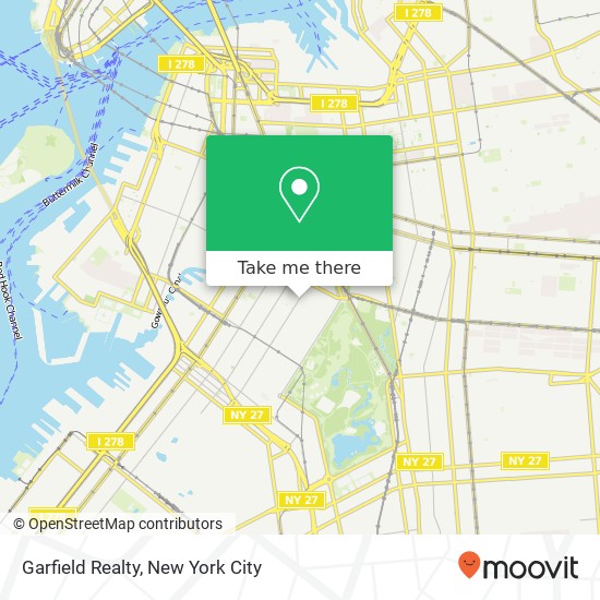 Mapa de Garfield Realty