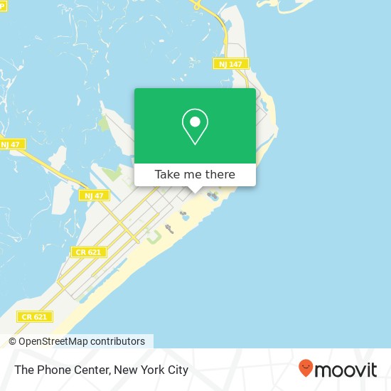 The Phone Center map