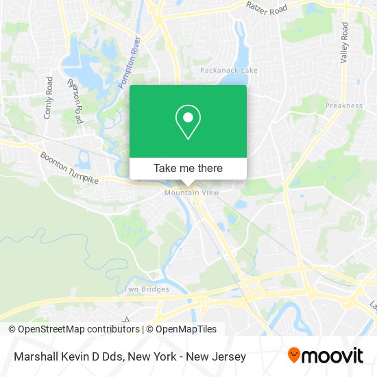 Marshall Kevin D Dds map