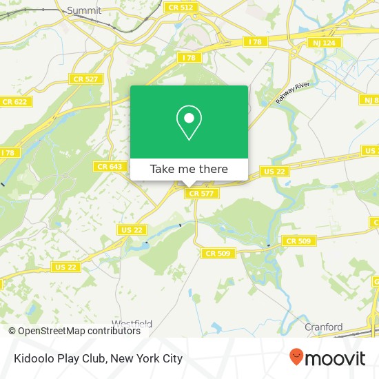 Kidoolo Play Club map