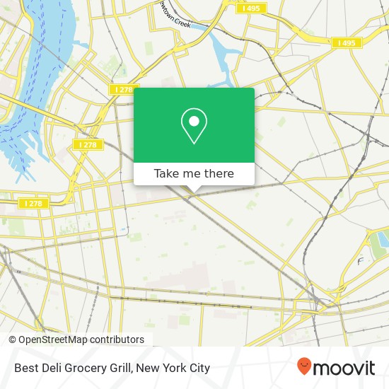 Best Deli Grocery Grill map