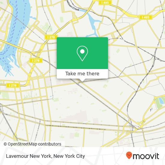 Mapa de Lavemour New York