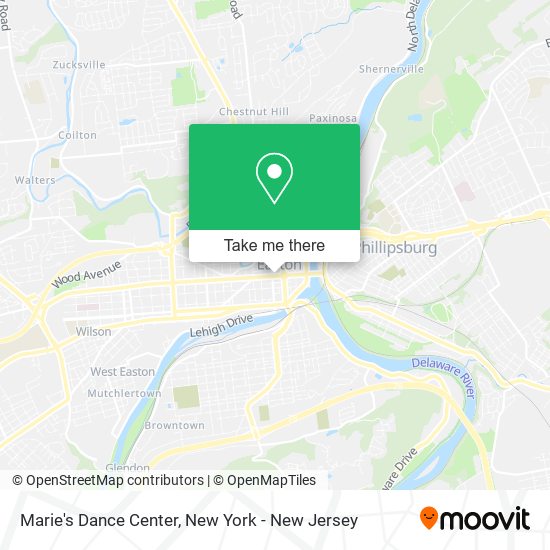 Marie's Dance Center map