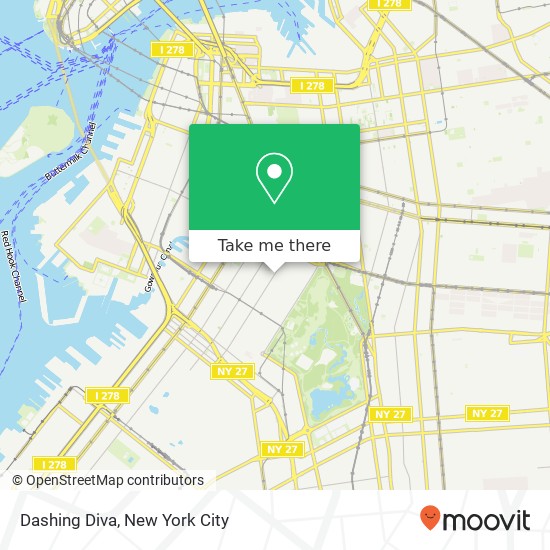 Mapa de Dashing Diva