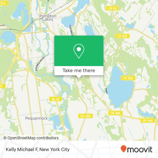 Mapa de Kelly Michael F