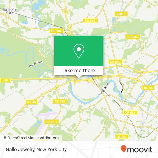 Gallo Jewelry map