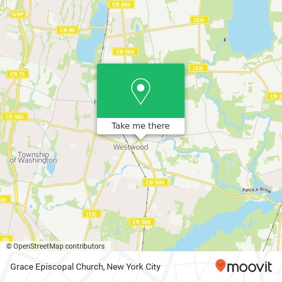 Grace Episcopal Church map