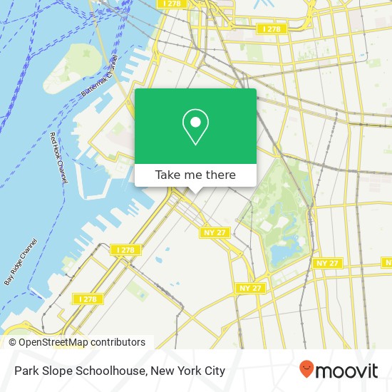 Park Slope Schoolhouse map