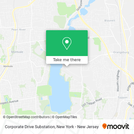 Mapa de Corporate Drive Substation