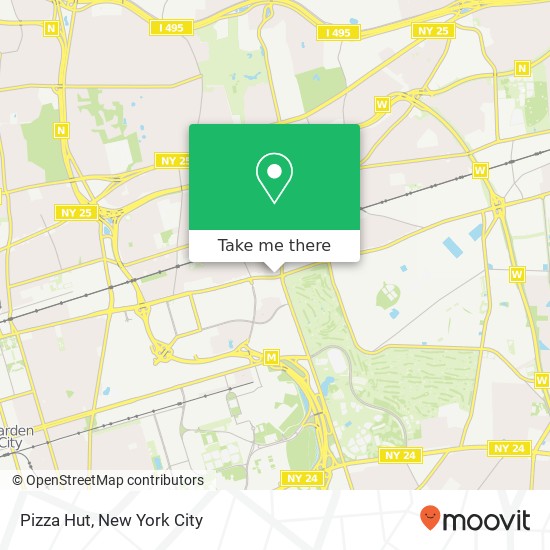 Pizza Hut map