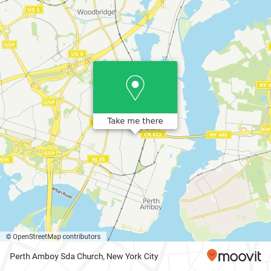 Perth Amboy Sda Church map