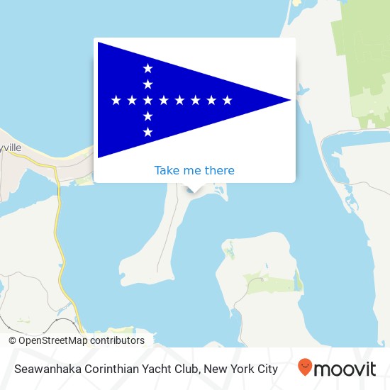 Mapa de Seawanhaka Corinthian Yacht Club