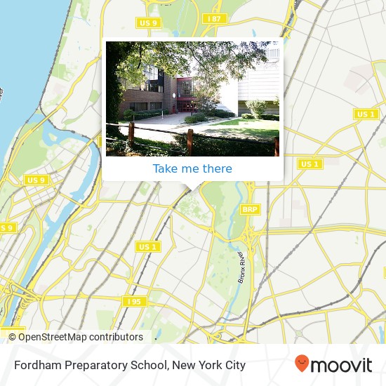 Mapa de Fordham Preparatory School