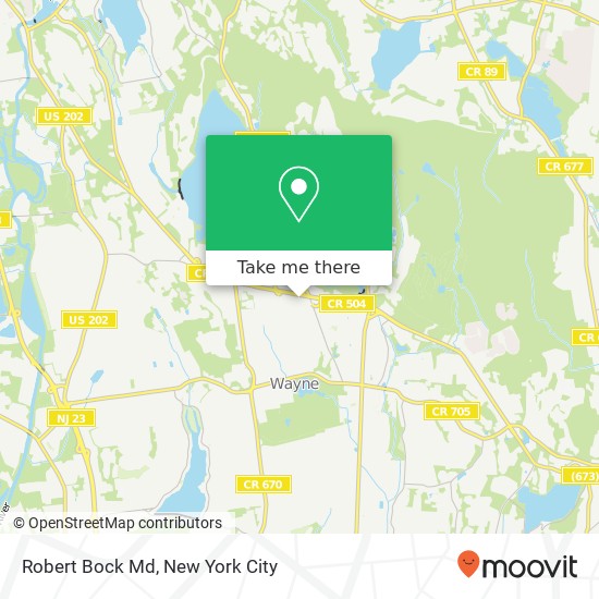 Robert Bock Md map