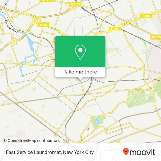 Fast Service Laundromat map