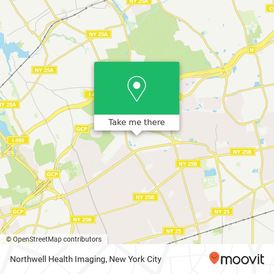 Northwell Health Imaging map