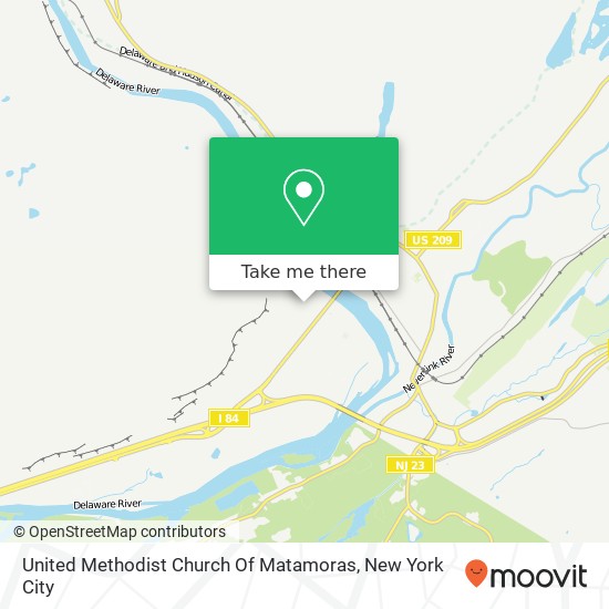 Mapa de United Methodist Church Of Matamoras