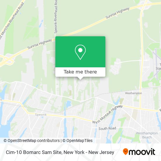 Cim-10 Bomarc Sam Site map