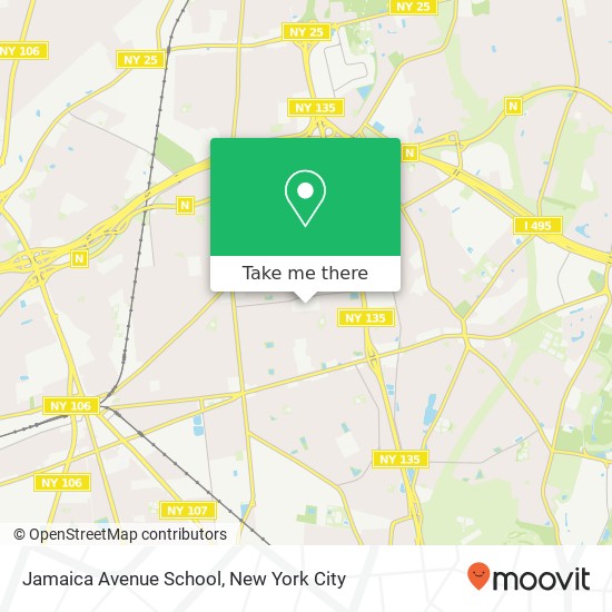 Mapa de Jamaica Avenue School