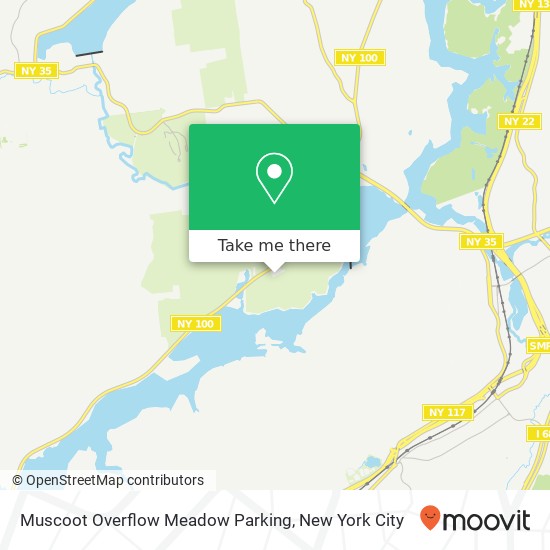 Muscoot Overflow Meadow Parking map