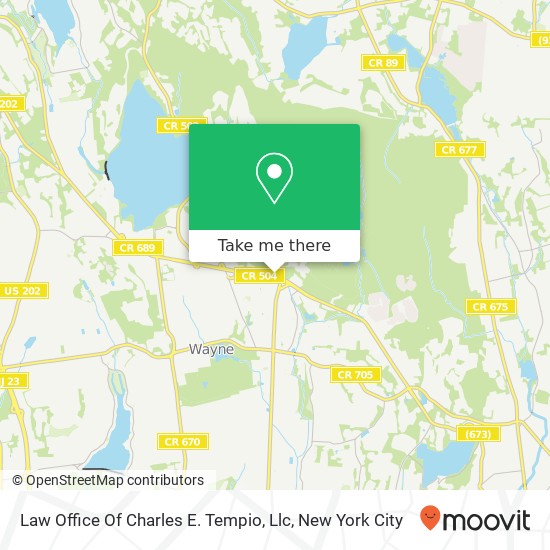 Law Office Of Charles E. Tempio, Llc map