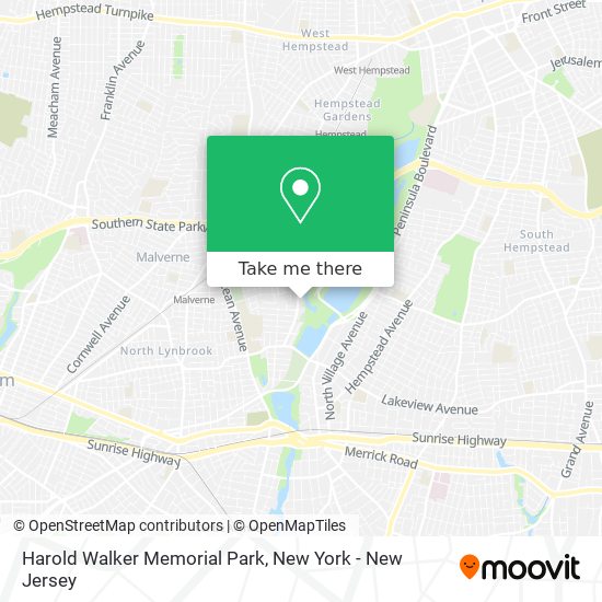 Harold Walker Memorial Park map