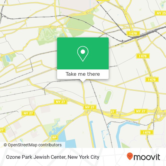 Ozone Park Jewish Center map